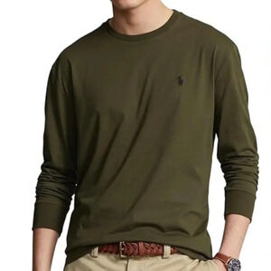 Polo Ralph Lauren Classic Fit Cotton Jersey Tee (Vintage Port Heather) Men XL